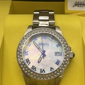 Invicta Women's Watch Angel Lady, Mother Of Pearl Dial Model# 36069